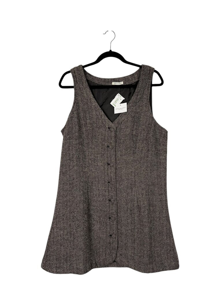 AMERICAN EAGLE HERRINGBONE WOOL BLEND DRESS