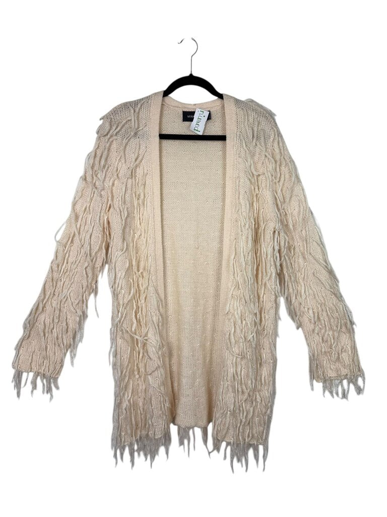 MINKPINK SHAGGY KNIT CARDIGAN