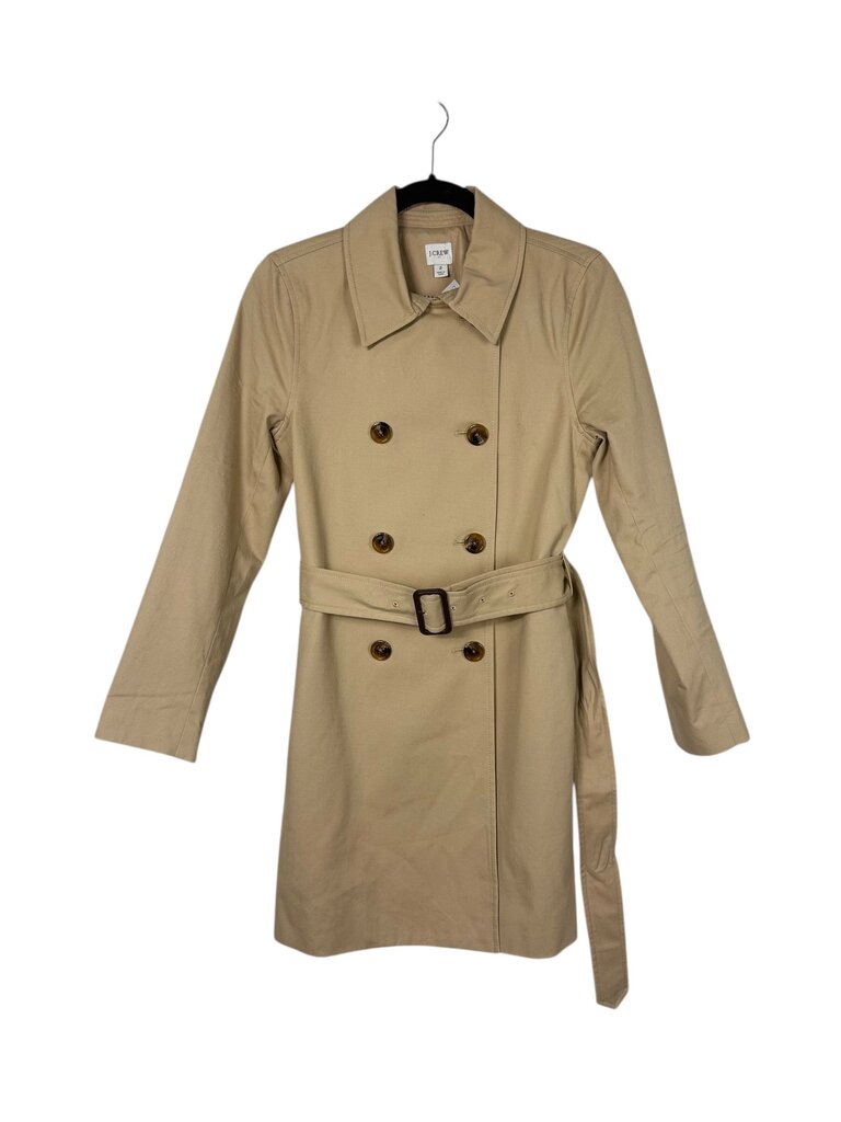 J. CREW BELTED TRENCH COAT