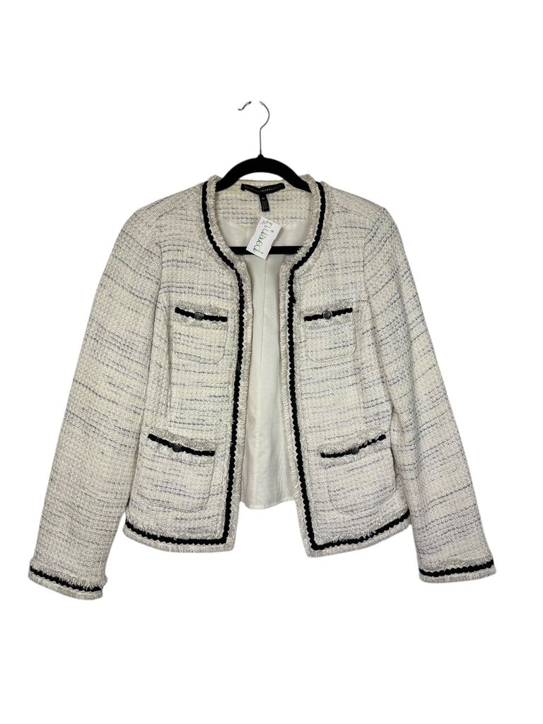 WHITE HOUSE BLACK MARKET SHIMMER TWEED JACKET