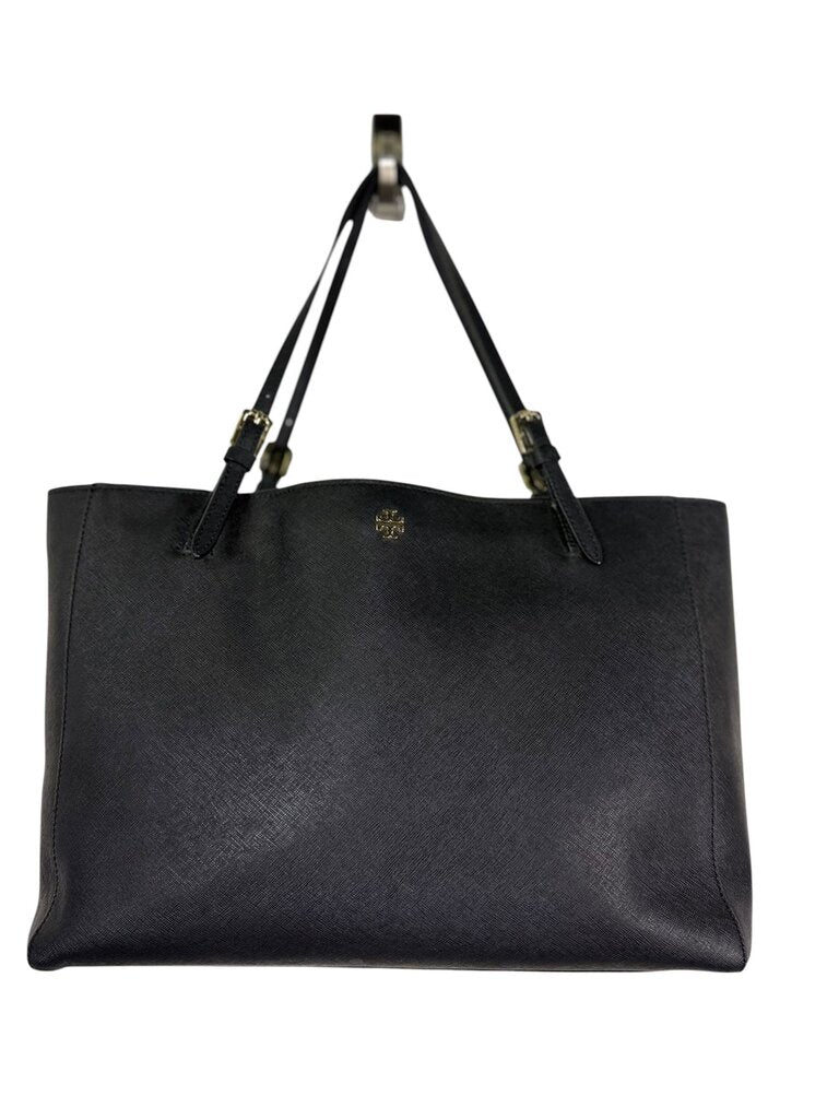 TORY BURCH LEATHER SAFFIANO TOTE BAG