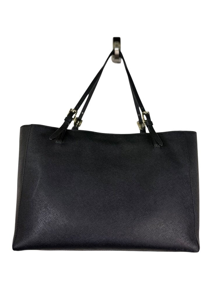 TORY BURCH LEATHER SAFFIANO TOTE BAG