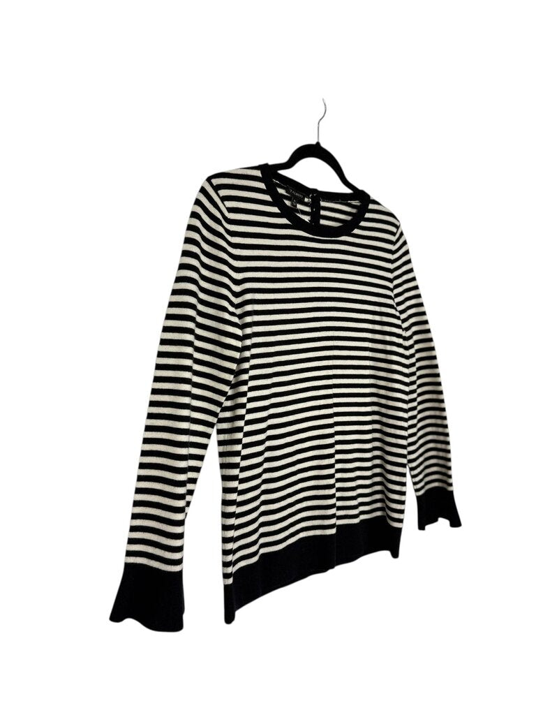 TALBOTS STRIPED WOOL BLEND TOP