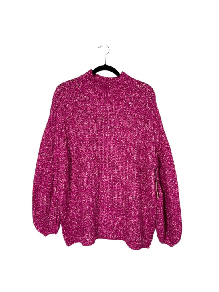 PILCRO MOCKNECK KNIT SWEATER
