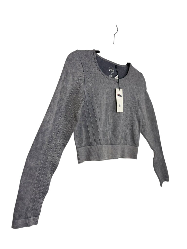 FILA CROPPED STONE WASH TOP