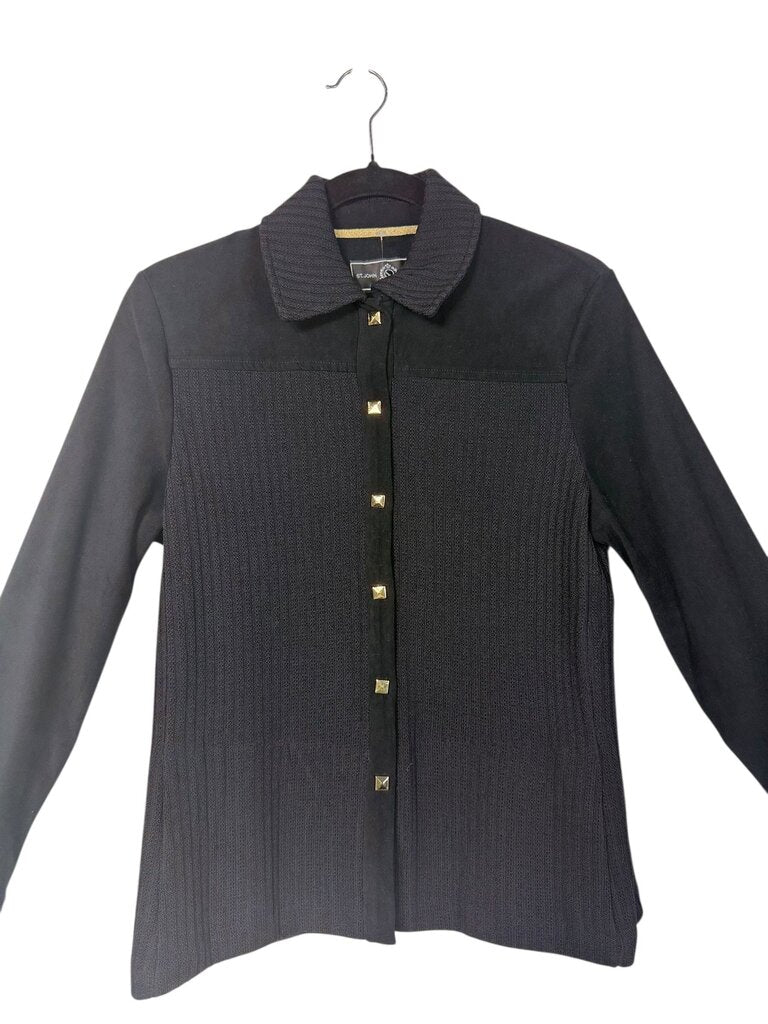 ST. JOHN SPORT RIBBED BLOUSE