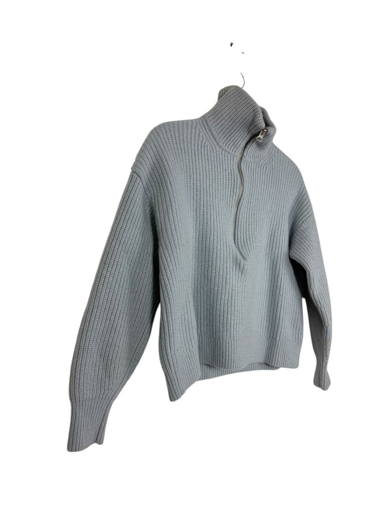 EVERLANE 100% WOOL QUARTER ZIP