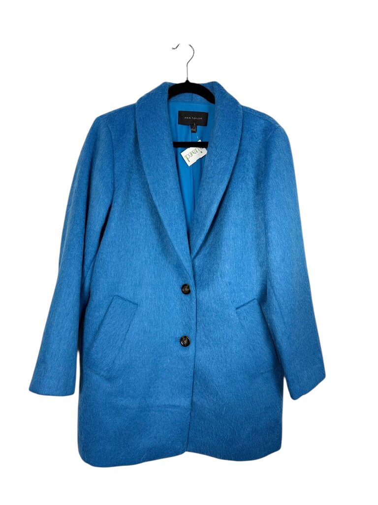 ANN TAYLOR FUZZY LONG COAT