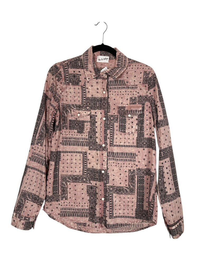 THE NU VINTAGE BANDANA PATTERN BUTTON DOWN