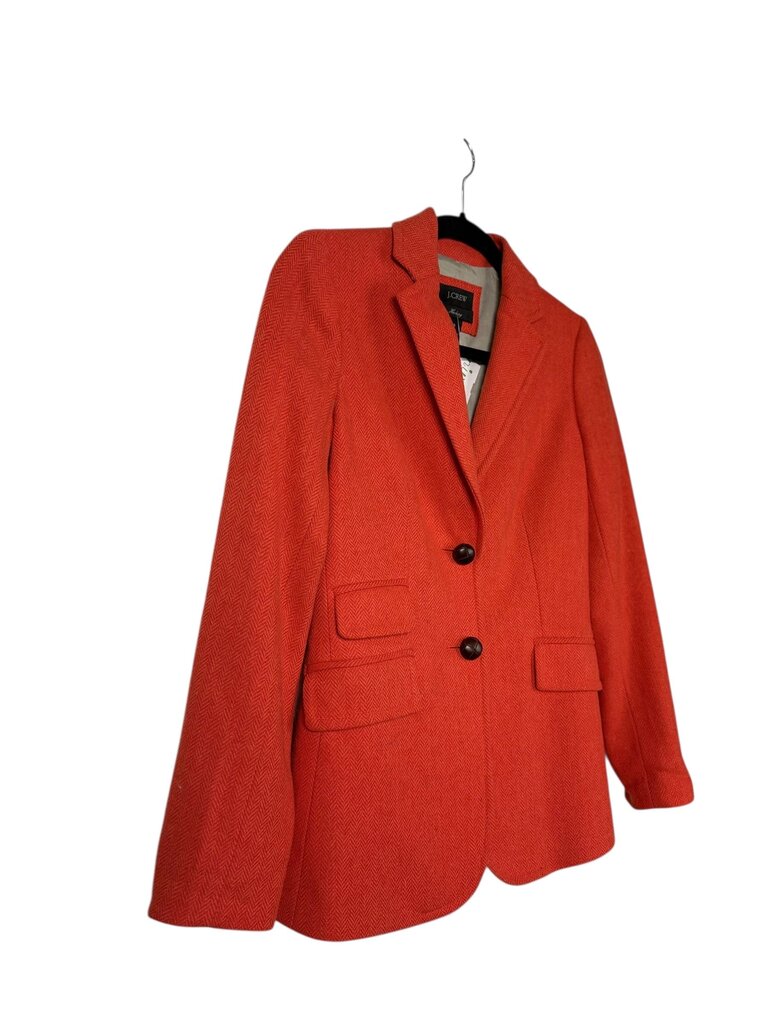 J. CREW 100% WOOL HERRINGBONE BLAZER