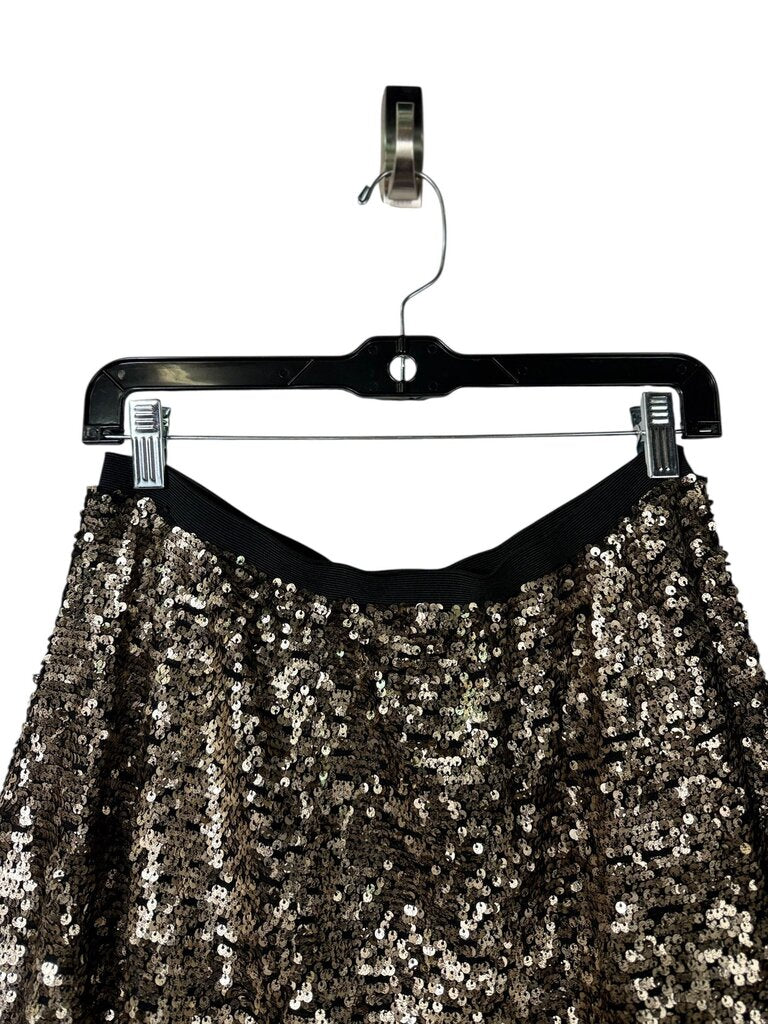 MAEVE SEQUIN MIDI SKIRT