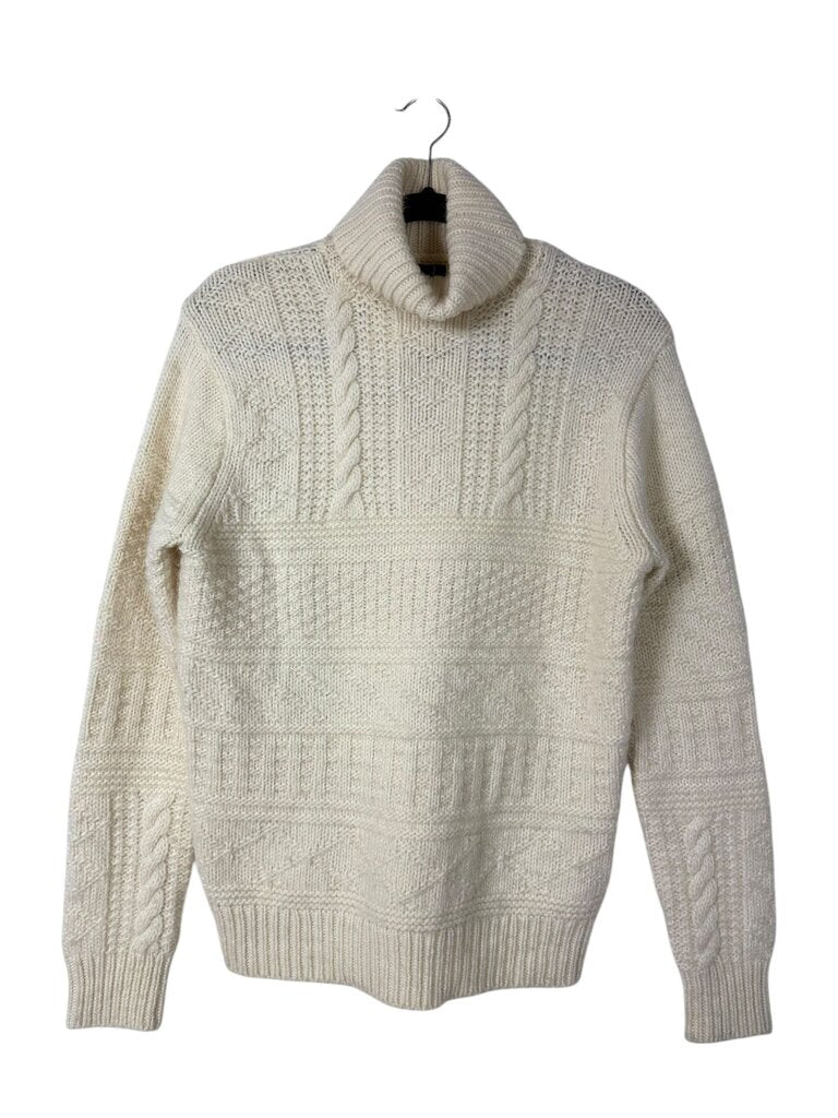 J. CREW WOOL BLEND TURTLENECK SWEATER