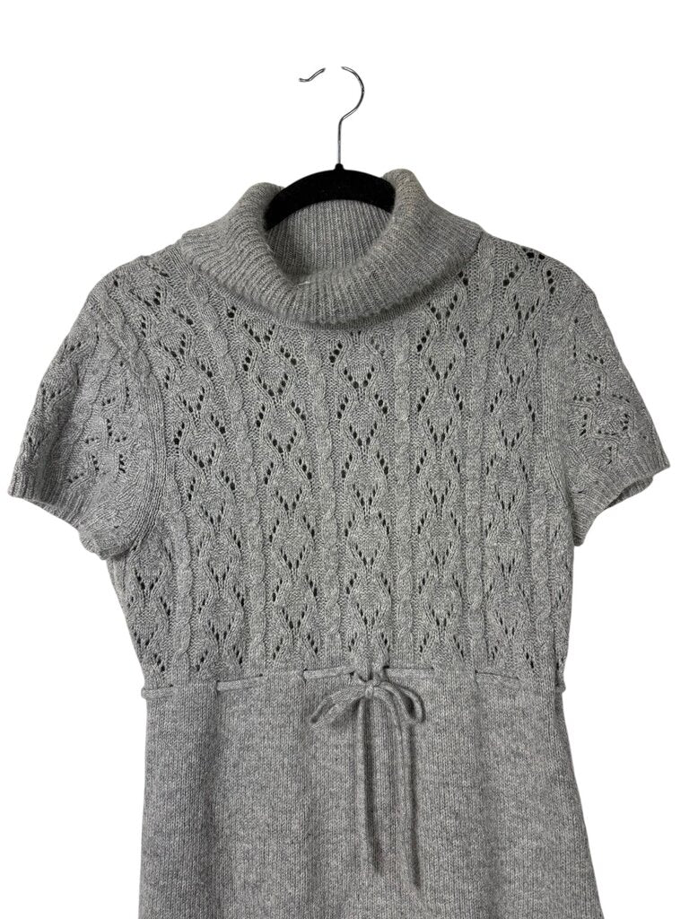 NO LABEL SHORT SLEEVE TIE SWEATER