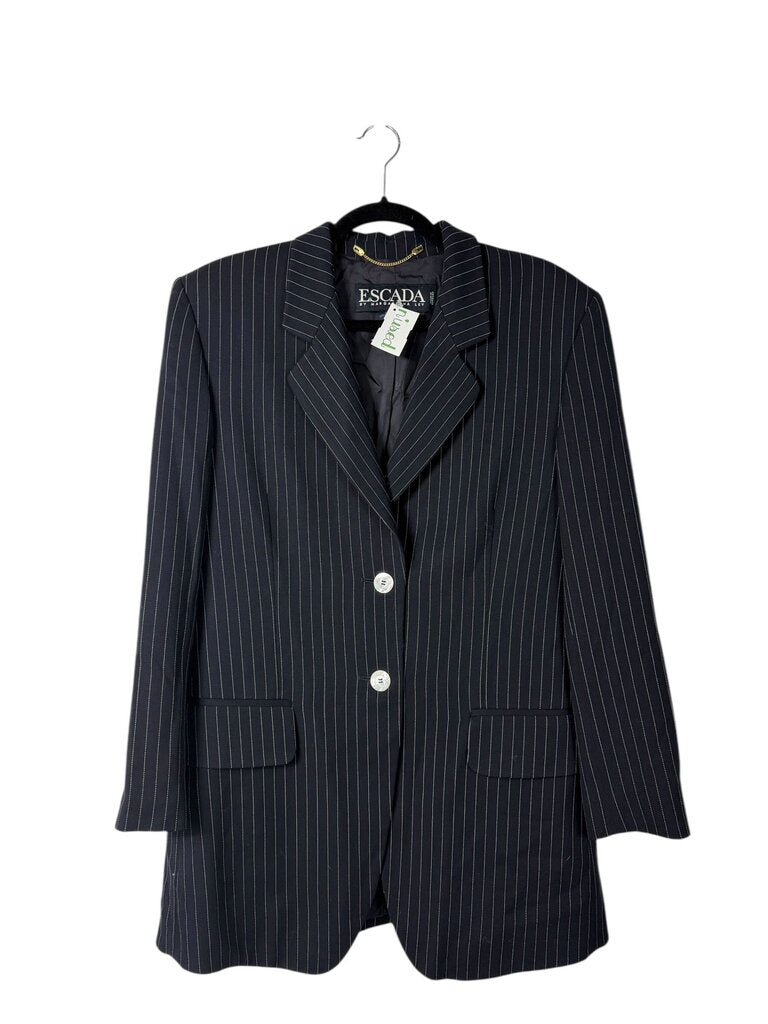 ESCADA LINED PINSTRIPE BLAZER