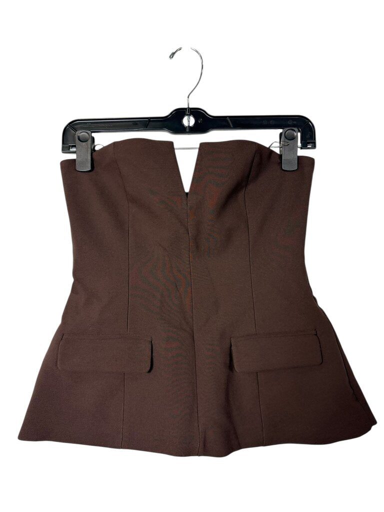 ZARA STRAPLESS BUSTIER TOP