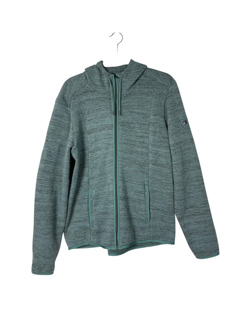 KUHL HEATHRERED ZIP UP HOODIE