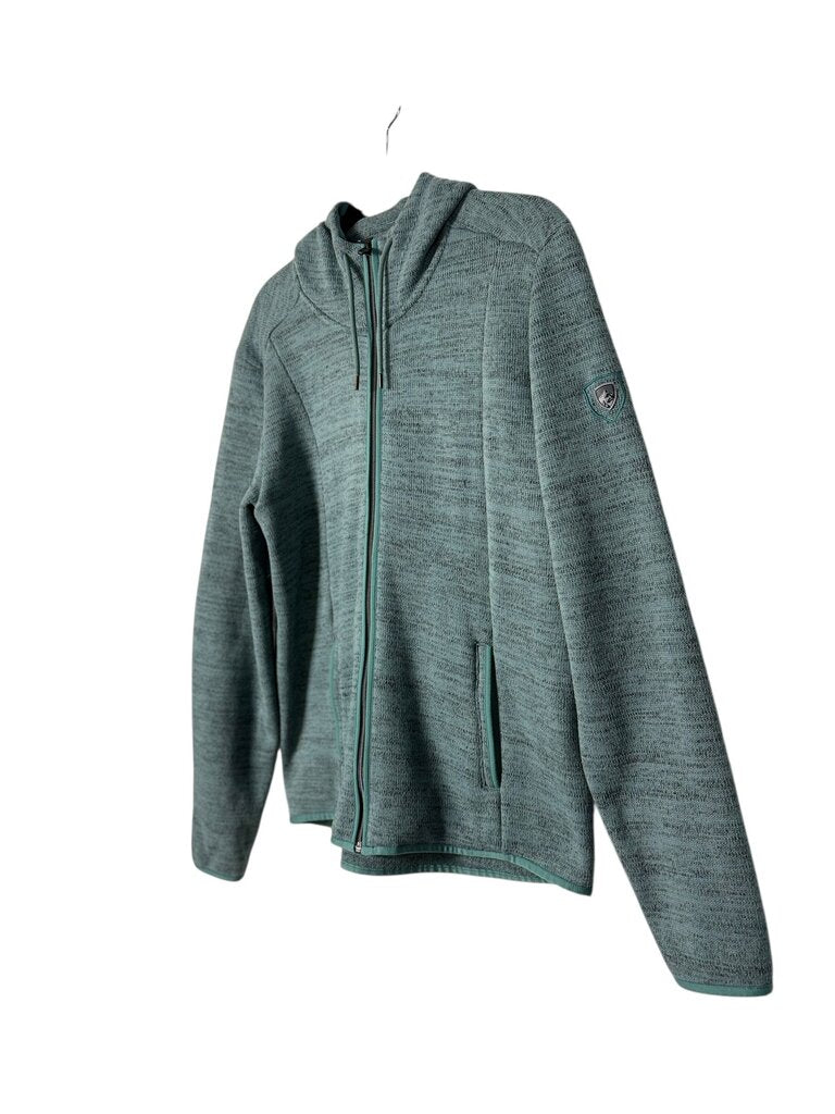 KUHL HEATHRERED ZIP UP HOODIE