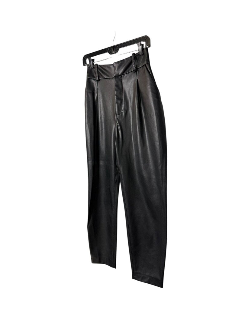 ZARA FAUX LEATHER TROUSERS