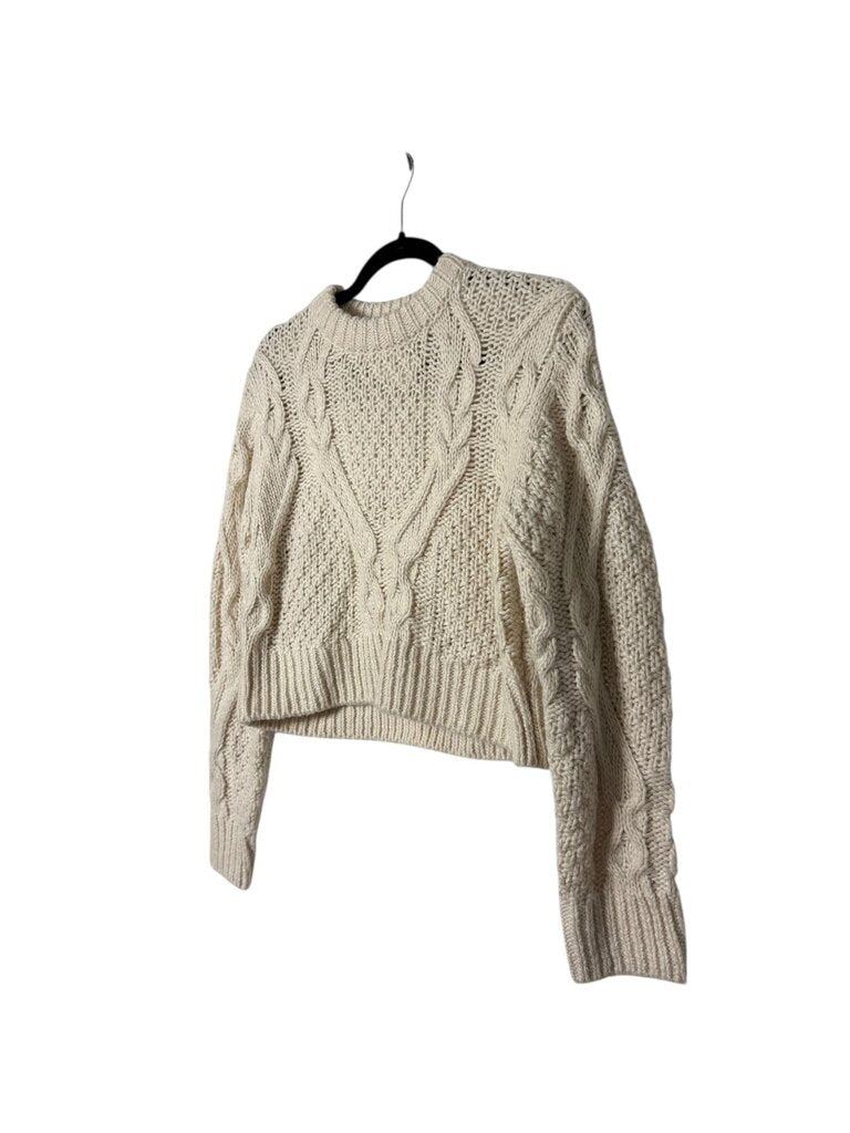 FRENCH CONNECTION CROPPED KNIT SWEATER
