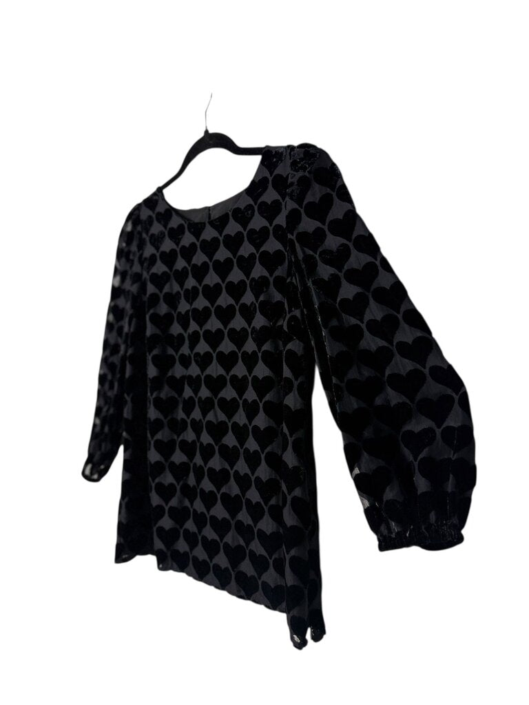 TALBOTS VELVET HEART BLOUSE