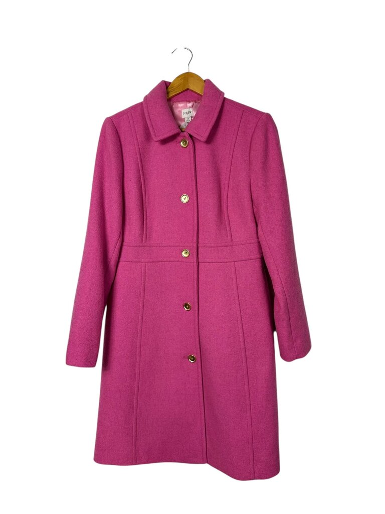 J. CREW LONG WOOL BLEND COAT