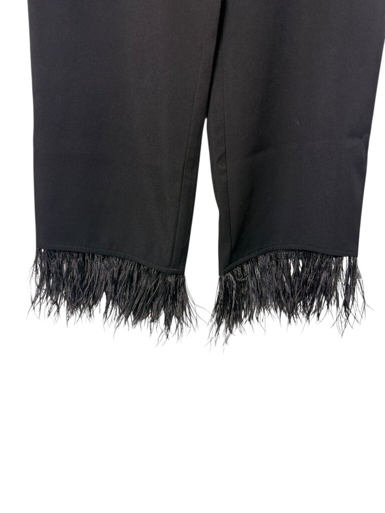 WAYF FEATHER HEM TROUSERS