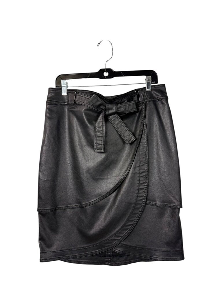 WHITE HOUSE BLACK MARKET VEGAN LEATHER SKIRT