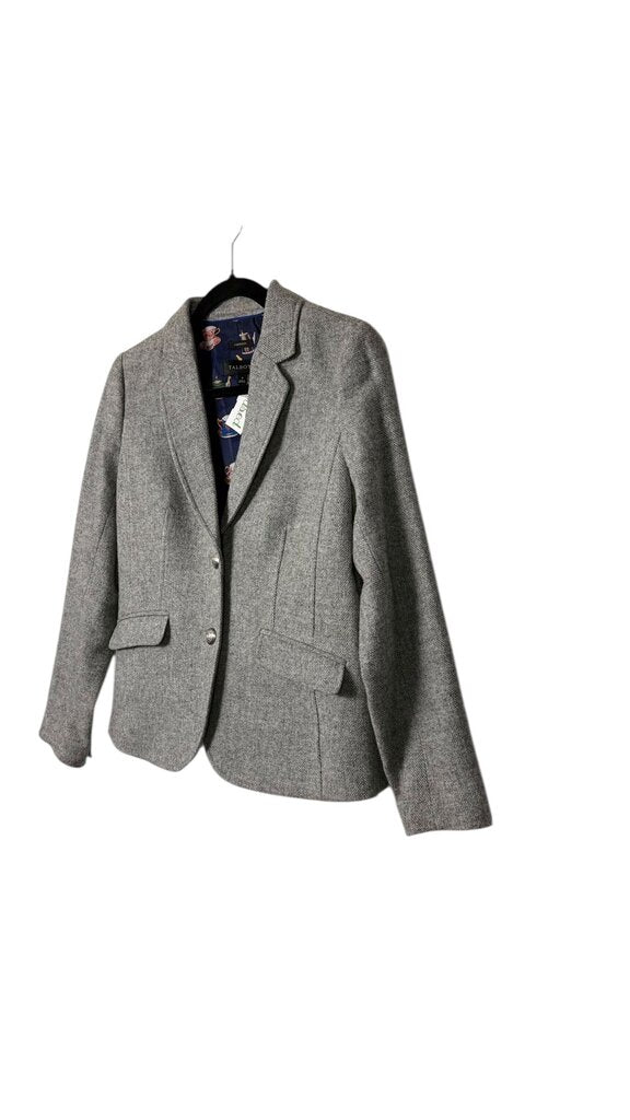TALBOTS ABERDEEN HERRINGBONE BLAZER