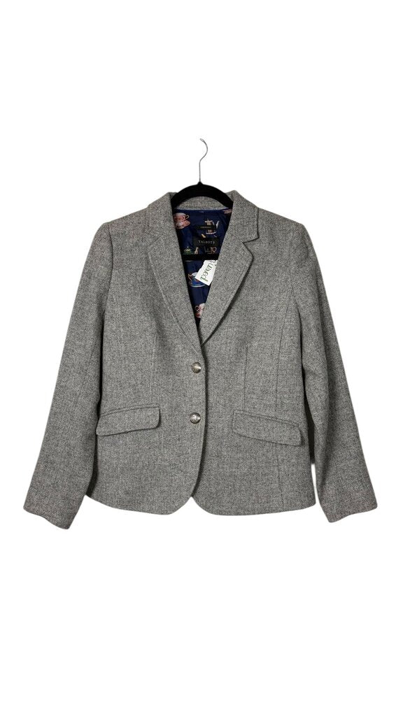 TALBOTS ABERDEEN HERRINGBONE BLAZER