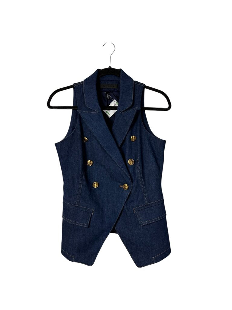 WHITE HOUSE BLACK MARKET DENIM VEST