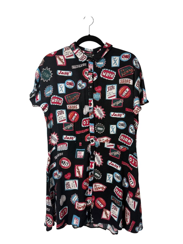 ZARA NAME TAG SHIRT DRESS