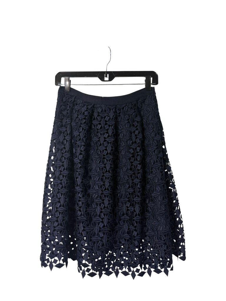 ANN TAYLOR GEO CROCHET SKIRT