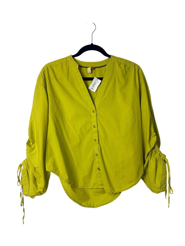 PILCRO TIE RUCHED BLOUSE