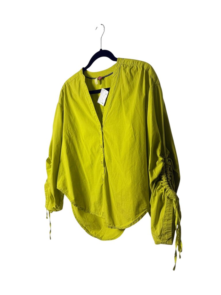 PILCRO TIE RUCHED BLOUSE