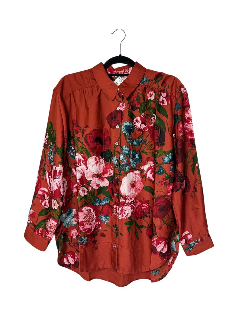 ANTHROPOLOGIE FLORAL BUTTON UP