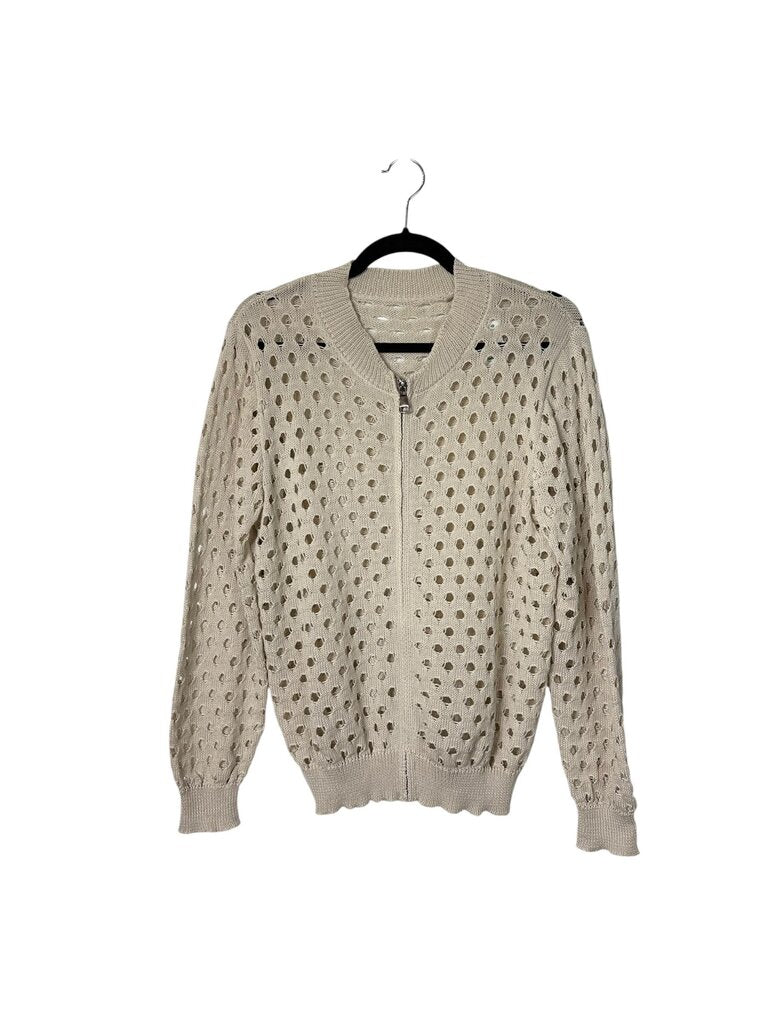 CUT OUT ZIP UP TOPPER