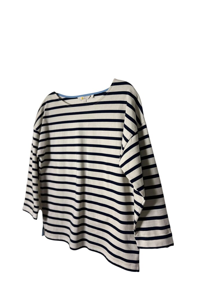 BODEN BOAT NECK STRIPED TOP