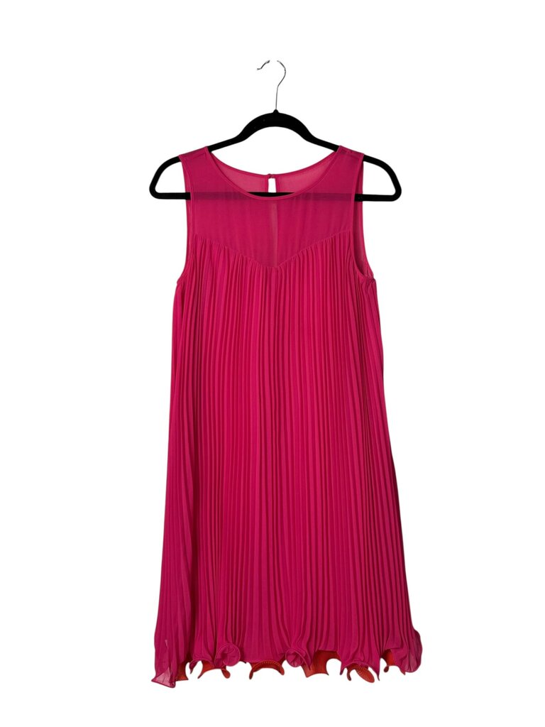 MAEVE CHIFFON PLEATED SHIFT DRESS