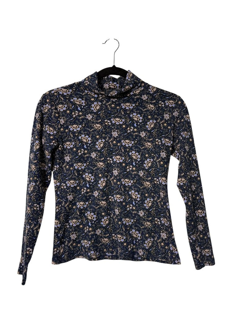 ANN TAYLOR FLORAL TURTLENECK