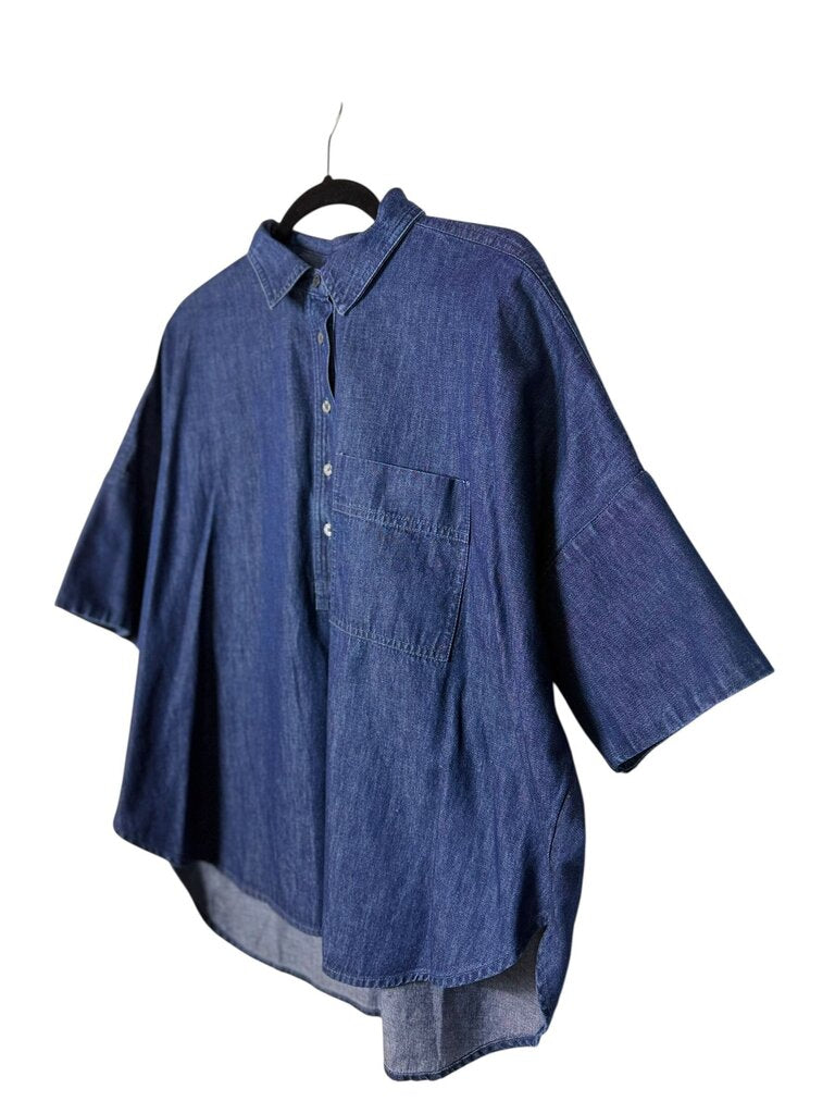 LOFT DENIM BUTTON SHIRT
