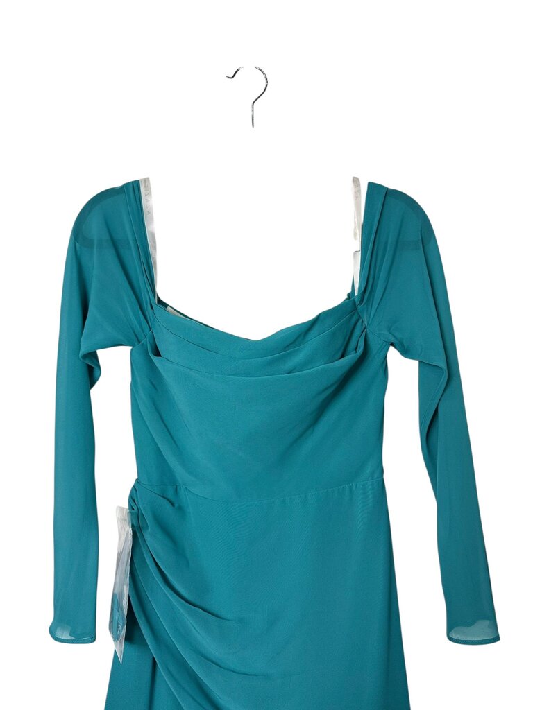 AZAZIE OFF THE SHOULDER CHIFFON GOWN