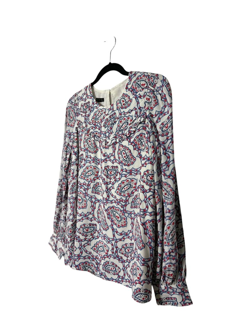 TALBOTS PAISLEY PATTERN BLOUSE