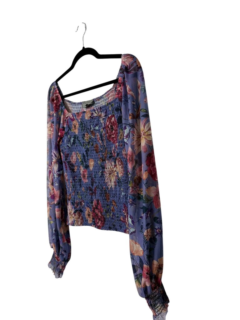 ANTHROPOLOGIE FLORAL SMOCK BLOUSE