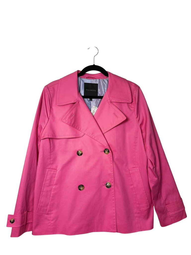 TALBOTS CROPPED TRENCH