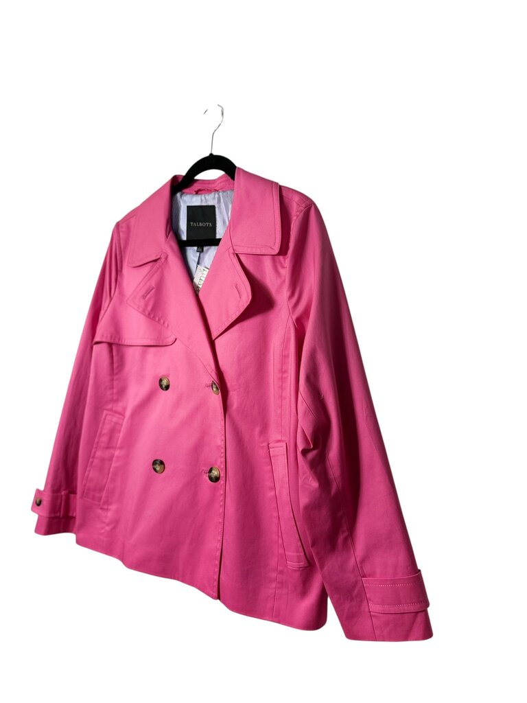 TALBOTS CROPPED TRENCH