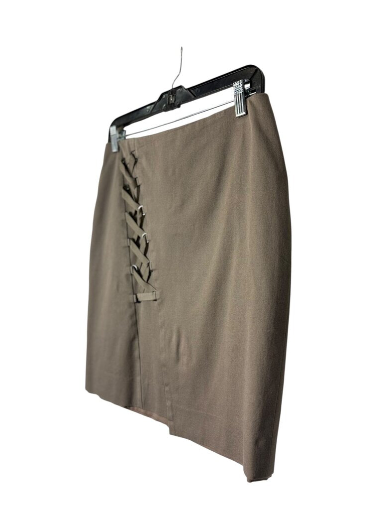 ETCETERA LACE UP PENCIL SKIRT