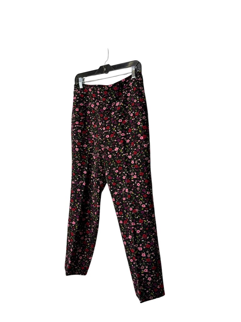 KATE SPADE SLIM FLORAL TROUSERS