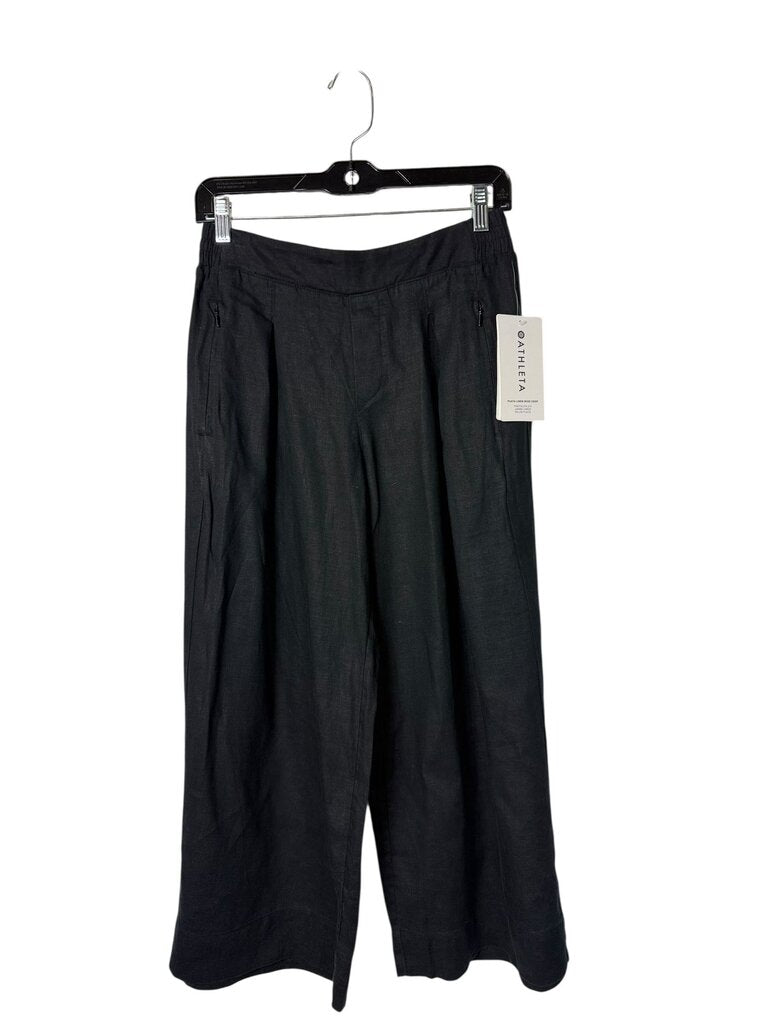 ATHLETA LINEN WIDE CROP PANTS
