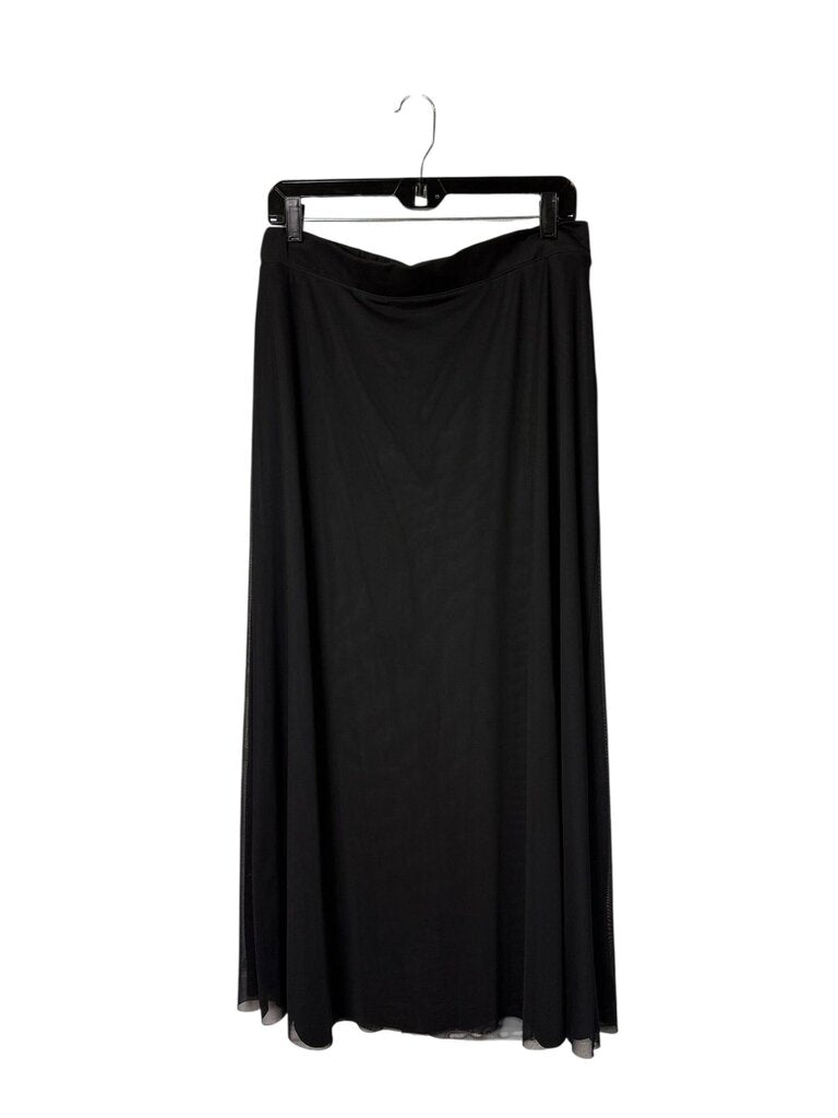 VINCE CAMUTO MESH OVERLAY SKIRT