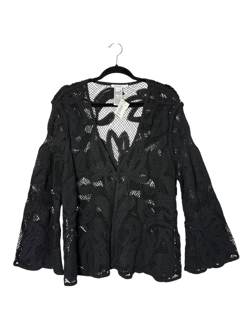 CHICO'S CROCHET TOPPER